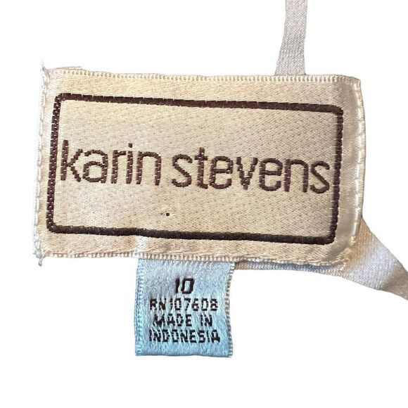 Karin Stevens black and white polka dot dress - Picture 3 of 8